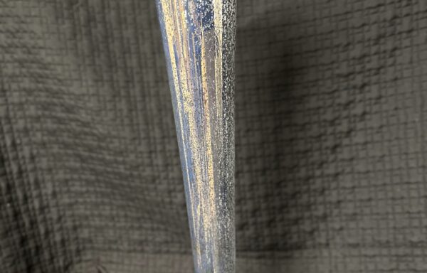 Vase trompette en verre mercure – Argent / Trumpet mercury glass vase – Silver