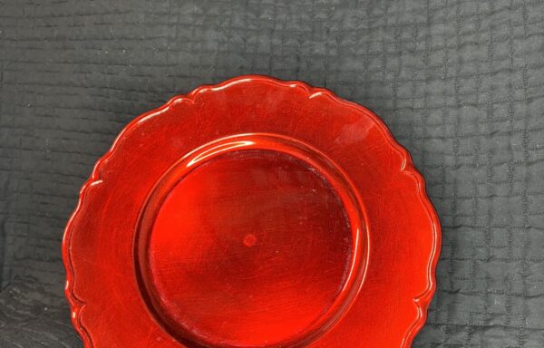 Sous-assiette Rouge / Red Charger Plate
